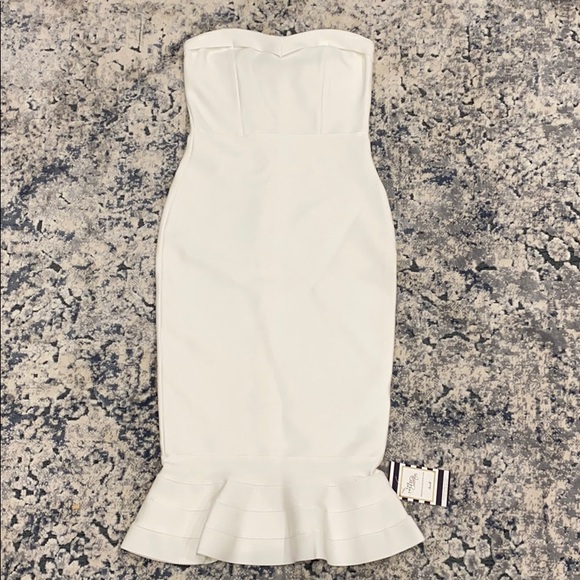 White Bandage Dress Mermaid bottom - Picture 2 of 2